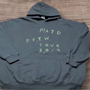 Panic at the disco tour Black Graphic Hoodie